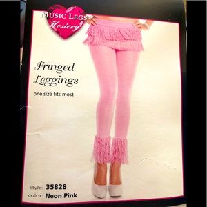 Music Legs Fringed Leggings